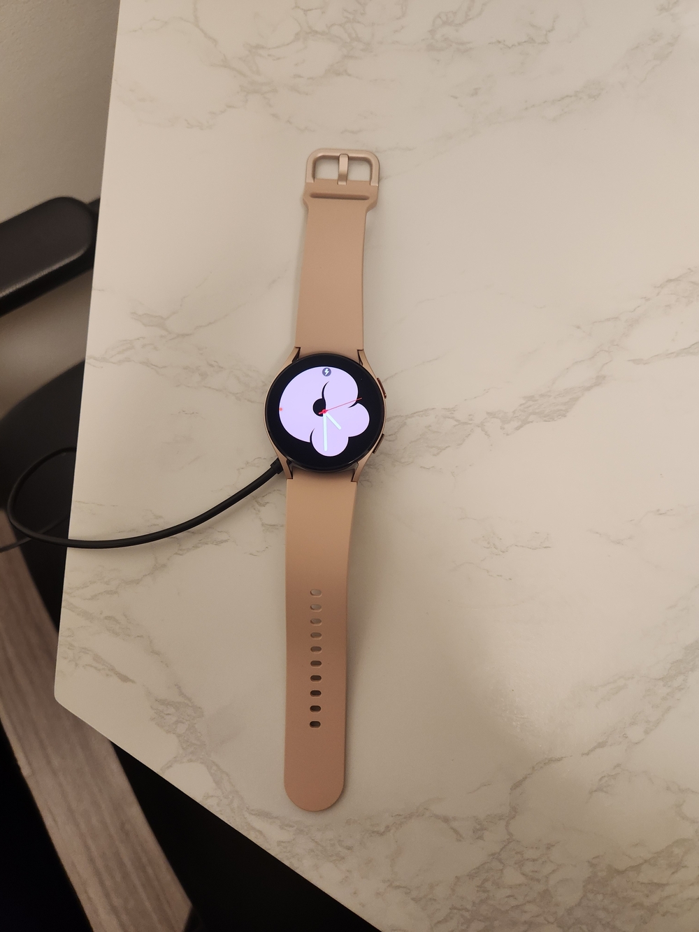 Samsung Galaxy Smartwatch in Rose Gold with Blush Band New Never Worn Without Bo